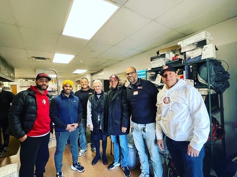 MLK Day Team in Distribution Area